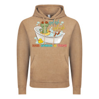 Vintage Coffee splash splash your opinion is trash Vintage Hoodie - MaliasSmallBusiness