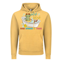 Vintage Mustard splash splash your opinion is trash Vintage Hoodie - MaliasSmallBusiness