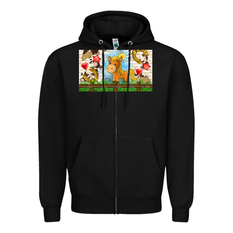 Cute Horse Zipper Hoodie by TumblerDesignByShophia | Teevron