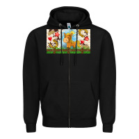 Black cute horse Zipper Hoodie - TumblerDesignByShophia