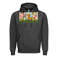 Charcoal Heather cute horse Zipper Hoodie - TumblerDesignByShophia