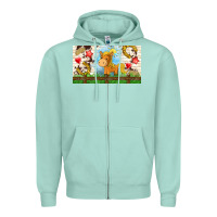 Seafoam cute horse Zipper Hoodie - TumblerDesignByShophia