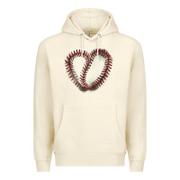 Sandshell Baseball ball heart Premium Hoodie - HowdyJamesFarm