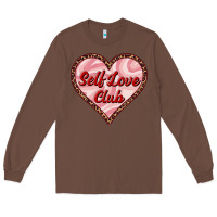 Chestnut self love club valentine's day Long Sleeve Tee - RanaPortraitStore