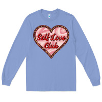 Colony Blue self love club valentine's day Long Sleeve Tee - RanaPortraitStore
