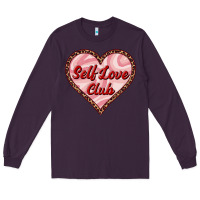 Plum self love club valentine's day Long Sleeve Tee - RanaPortraitStore