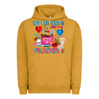 Pigment Peanut Butter My Patients is Valentines Urban Hoodie - CowhideDigitalArt