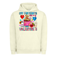Pigment Pistachio My Patients is Valentines Urban Hoodie - CowhideDigitalArt