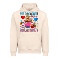 Sandshell My Patients is Valentines Urban Hoodie - CowhideDigitalArt