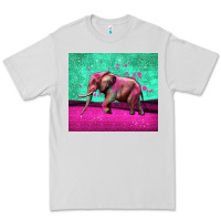 Dove Grey colorful elephant Premium Tee - LillyAllenDesigns