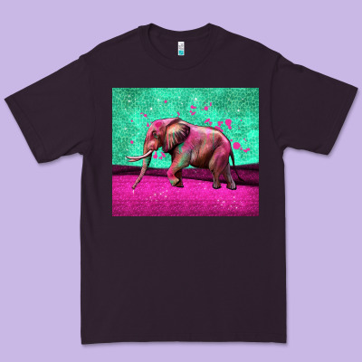 Colorful Elephant Premium Tee Designed By Lillyallendesigns
