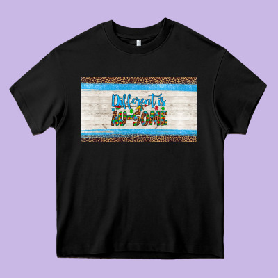 Different Is Ausome Autism  Cup Heavy Core Tee Designed By Artiststas