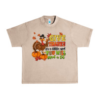 French Oak give thanks for a little and you will find a lot Urban Heavy Tee - MaliasSmallBusiness
