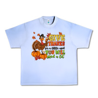 Grape Ice give thanks for a little and you will find a lot Urban Heavy Tee - MaliasSmallBusiness