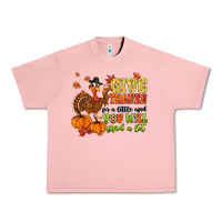 Salmon give thanks for a little and you will find a lot Urban Heavy Tee - MaliasSmallBusiness