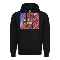 Black American babe Zipper Hoodie - TumblerDesignByShophia