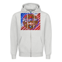 Dove Grey American babe Zipper Hoodie - TumblerDesignByShophia