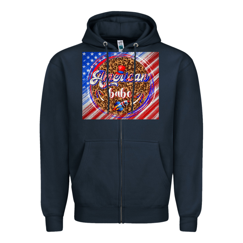 American Babe Zipper Hoodie by TumblerDesignByShophia | Teevron