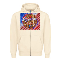 Sandshell American babe Zipper Hoodie - TumblerDesignByShophia