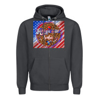 Smoke American babe Zipper Hoodie - TumblerDesignByShophia