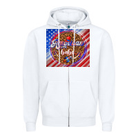White American babe Zipper Hoodie - TumblerDesignByShophia