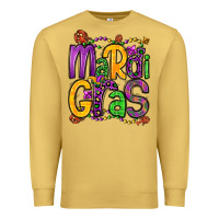 Antique Gold mardi gras Premium Sweatshirt - OliviaCreatesArt
