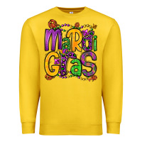 Lemon mardi gras Premium Sweatshirt - OliviaCreatesArt