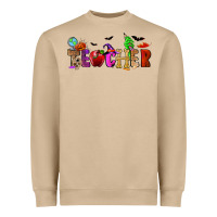 Mushroom Halloween Teacher Heavyweight Sweatshirt - RanaPortraitStore