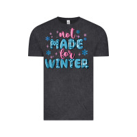 Vintage Black not made for winter Vintage Tee - MaliasSmallBusiness