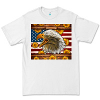 White American Flag Eagle Premium Tee - LillyAllenDesigns