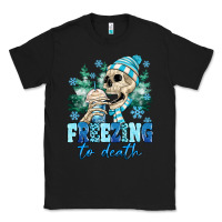 Black Freezing To Death Classic Tee - MaliasSmallBusiness