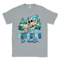 Heather Grey Freezing To Death Classic Tee - MaliasSmallBusiness