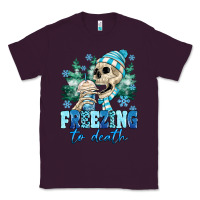 Plum Freezing To Death Classic Tee - MaliasSmallBusiness