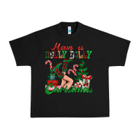 Black have a holly dolly christmas Urban Heavy Tee - MaliasSmallBusiness