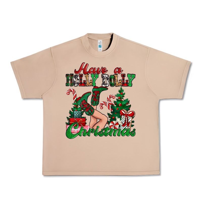 Have A Holly Dolly Christmas Urban Heavy Tee by MaliasSmallBusiness | Teevron