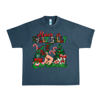 Midnight Navy have a holly dolly christmas Urban Heavy Tee - MaliasSmallBusiness