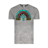 Cloud Rock cross christmas rainbow Vintage Tee - JahusDesignShop