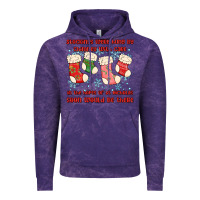 Cloud Purple stockings were hung by chimney Vintage Hoodie - MaliasSmallBusiness