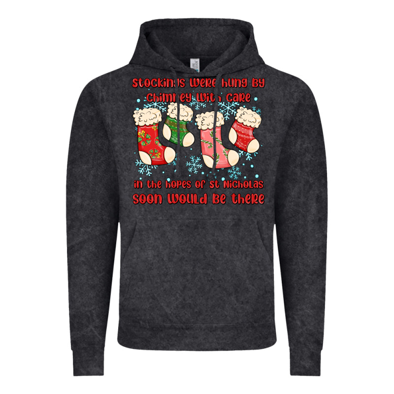 Stockings Were Hung By Chimney Vintage Hoodie by MaliasSmallBusiness | Teevron