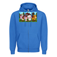 True Royal cute farm animals Zipper Hoodie - TumblerDesignByShophia