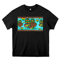 Black western hearts autism cup Heavy Core Tee - Artiststas
