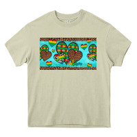 Mossy western hearts autism cup Heavy Core Tee - Artiststas
