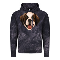 Cloud Black st bernard Vintage Hoodie - Jasminsmagicworld