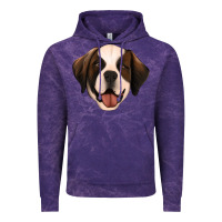 Cloud Purple st bernard Vintage Hoodie - Jasminsmagicworld