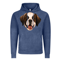 Vintage Denim st bernard Vintage Hoodie - Jasminsmagicworld
