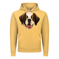 Vintage Mustard st bernard Vintage Hoodie - Jasminsmagicworld