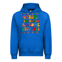 Cobalt Proud Teacher to au-some student Urban Hoodie - CowhideDigitalArt