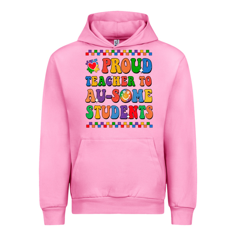 Proud Teacher To Au-some Student Urban Hoodie by CowhideDigitalArt | Teevron