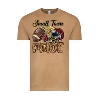 Vintage Camel small town big pride maroon yellow Vintage Tee - MaliasSmallBusiness
