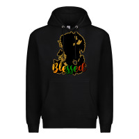 Black Blessed black history Premium Hoodie - HowdyJamesFarm